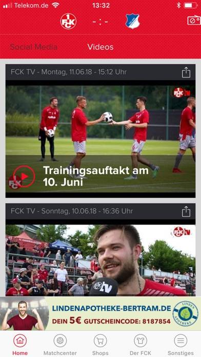 1. FC Kaiserslautern App App-Screenshot #4