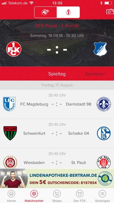 1. FC Kaiserslautern App App-Screenshot #5