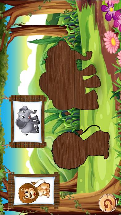 Animal Puzzles Games: little boys & girls puzzle Schermata dell'app #4
