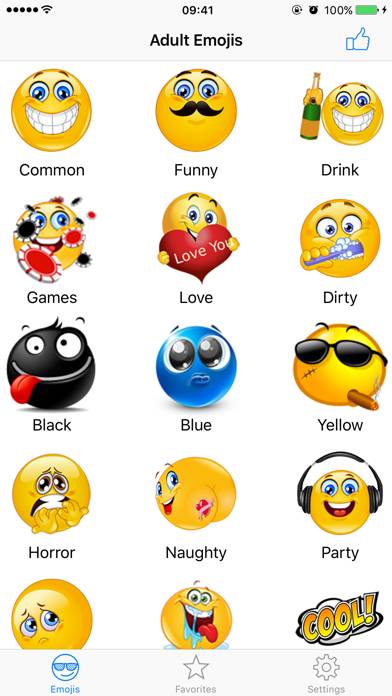 Adult Emojis Icons Pro Captura de pantalla de la aplicación #3