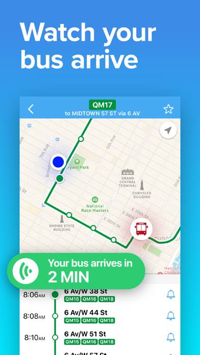NYC Transit: MTA Bus & Subway App screenshot #3