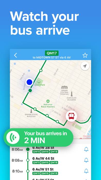 NYC Transit: MTA Bus & Subway App screenshot