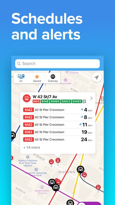 NYC Transit: MTA Bus & Subway App screenshot #5