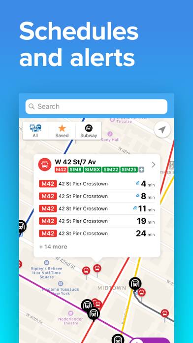 NYC Transit: MTA Bus & Subway App screenshot