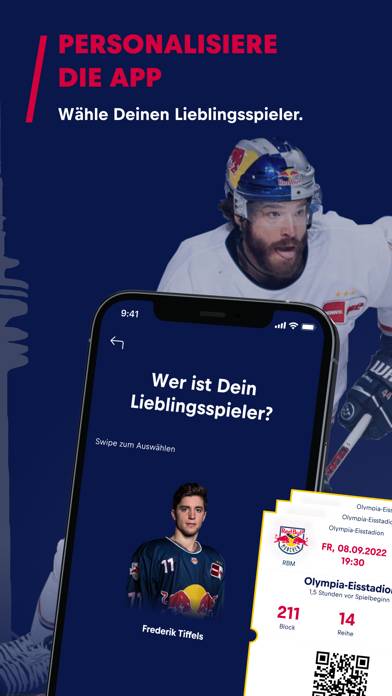 Red Bull München App-Screenshot