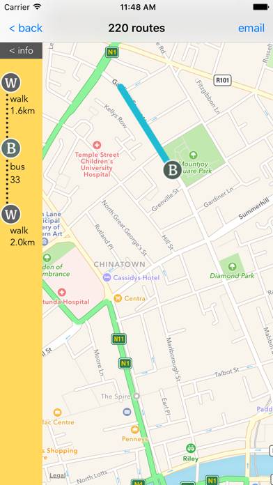 Dublin Public Transport App-Screenshot #1