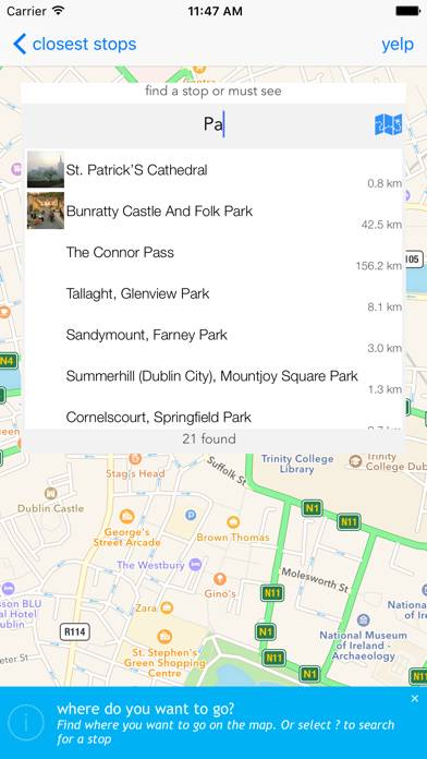 Dublin Public Transport Schermata dell'app #2