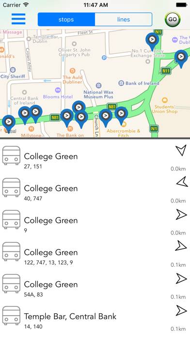 Dublin Public Transport Schermata dell'app #4