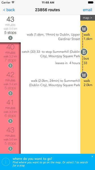 Dublin Public Transport Schermata dell'app #5