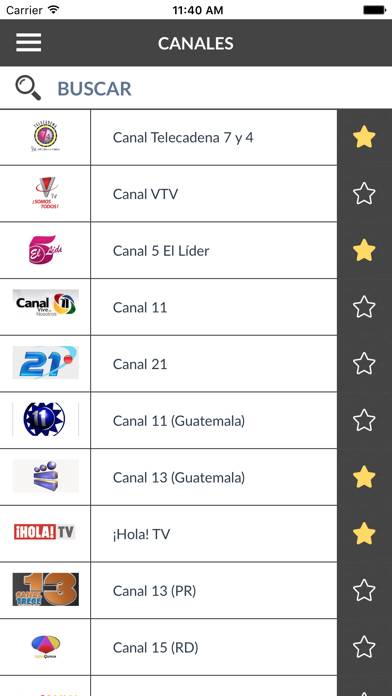 Guía de TV Honduras (HN) Captura de pantalla de la aplicación #1