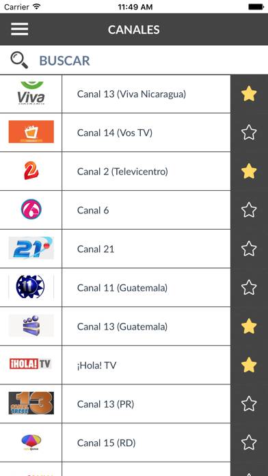 Guía de TV Nicaragua: la guía de televisión nicaragüense (NI) App screenshot #1
