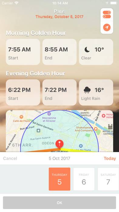 Golden Hour App screenshot #2