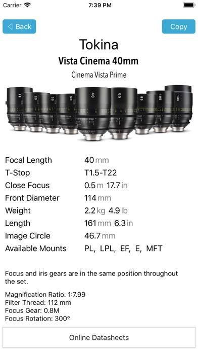 Lenser Schermata dell'app