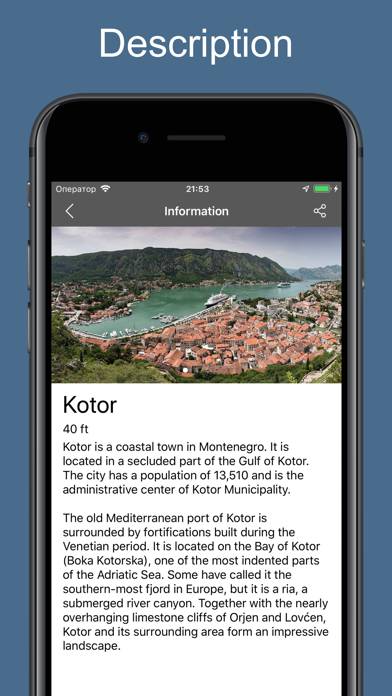 Montenegro 2020  offline map App-Screenshot #3