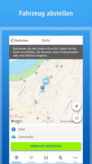 HandyParken München App-Screenshot #2