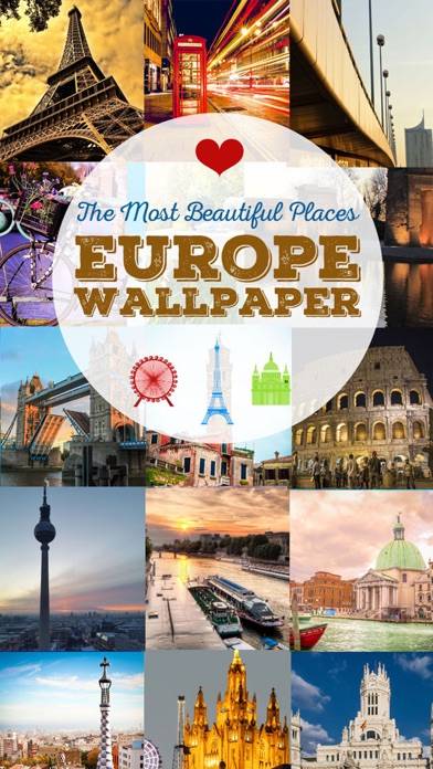 Europe Wallpapers: Paris Rome London Munich ... Captura de pantalla de la aplicación #1
