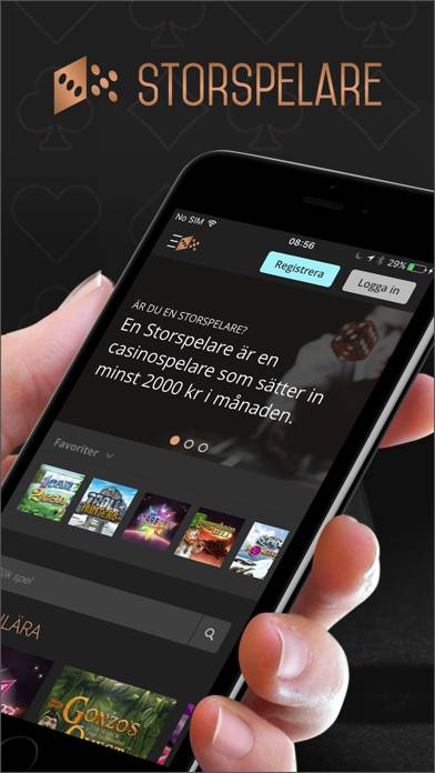 Storspelare Casino skärmdump