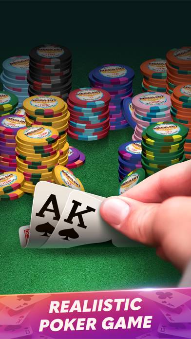 Mega Hit Poker: Texas Holdem App skärmdump #1