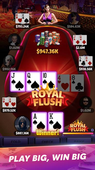 Mega Hit Poker: Texas Holdem Capture d'écran de l'application #2