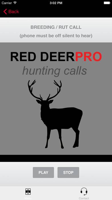 REAL Red Deer Calls & Red Deer Sounds for Hunting App screenshot