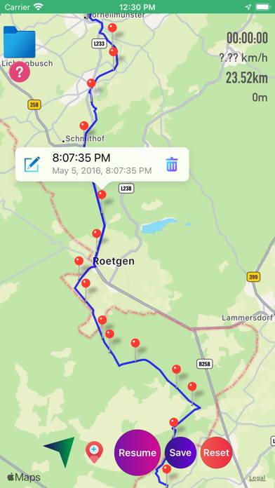 GPX Viewer-Converter-Tracking App-Screenshot
