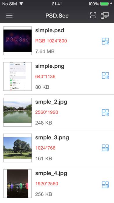 PSD.See captura de pantalla