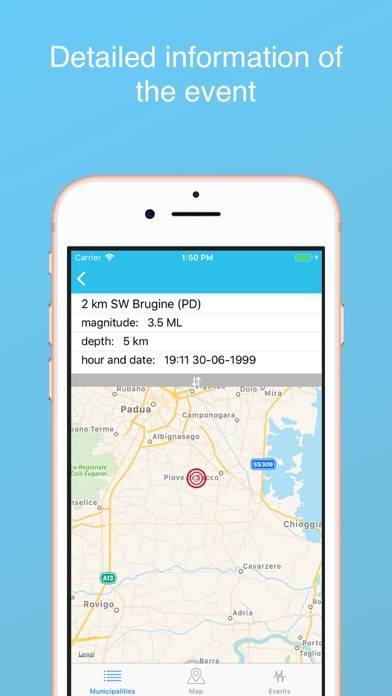 Earthquake Notifications Maps Schermata dell'app #4