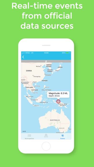 Earthquake Notifications Maps Schermata dell'app #6