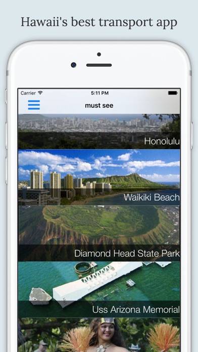 Honolulu Public Transport App screenshot #1