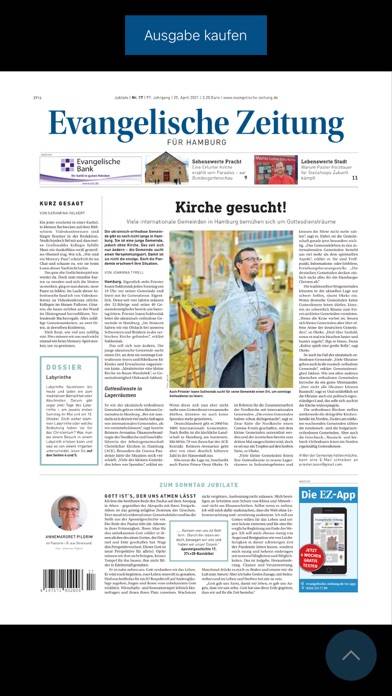 Evangelische Zeitung App-Screenshot