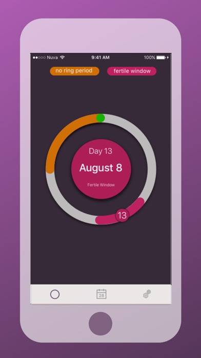 Anello Vaginale Avviso Schermata dell'app