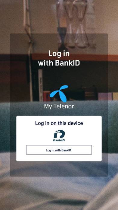 My Telenor, Sweden App skärmdump #1