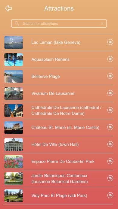 Lausanne Tourism App-Screenshot #3