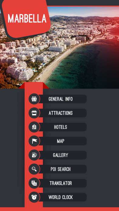 Marbella Tourism Guide Capture d'écran de l'application #2