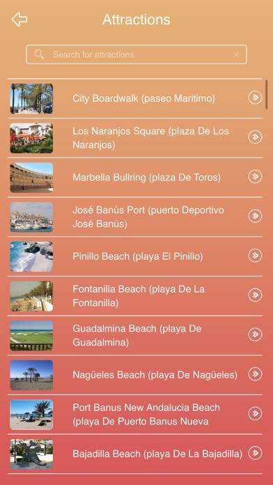 Marbella Tourism Guide Capture d'écran de l'application #3