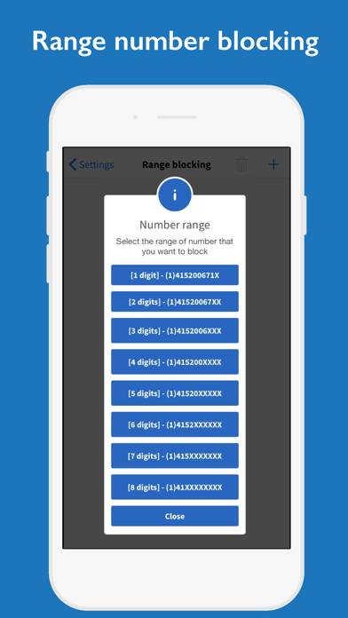 CallRanger: Block spam callers Captura de pantalla de la aplicación #1