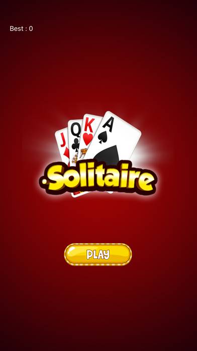 •Solitaire schermata del gioco