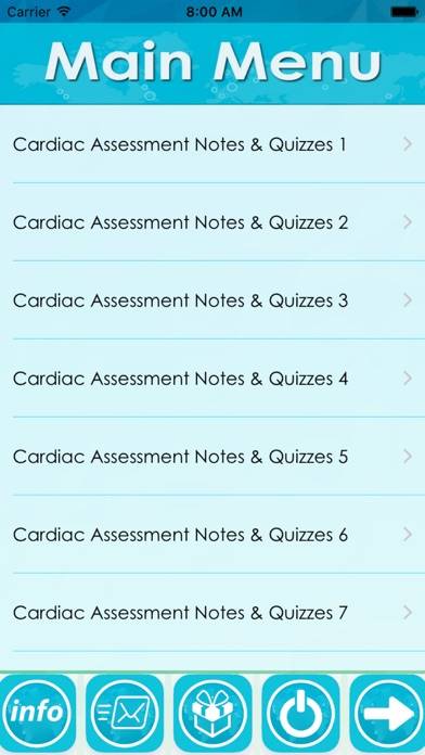 Cardiac Assessment Exam Review screenshot