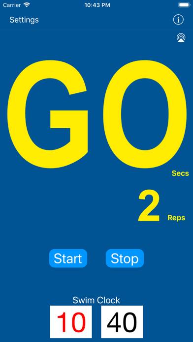 Swim Start App screenshot #1