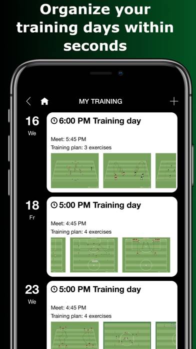 easy2coach Training - Fußball Bildschirmfoto