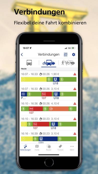 ZÄPP Die Ruhrbahn App App-Screenshot #2