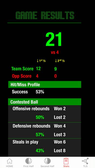 Basketball Stats App screenshot #4