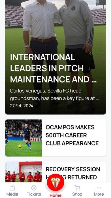 Sevilla FC Captura de pantalla de la aplicación #6