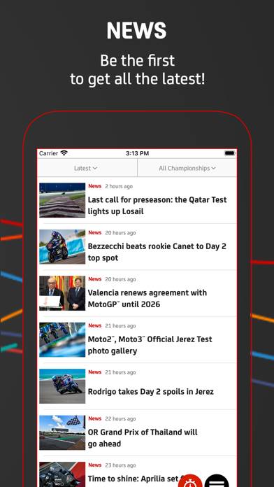 MotoGP™ App skärmdump #6