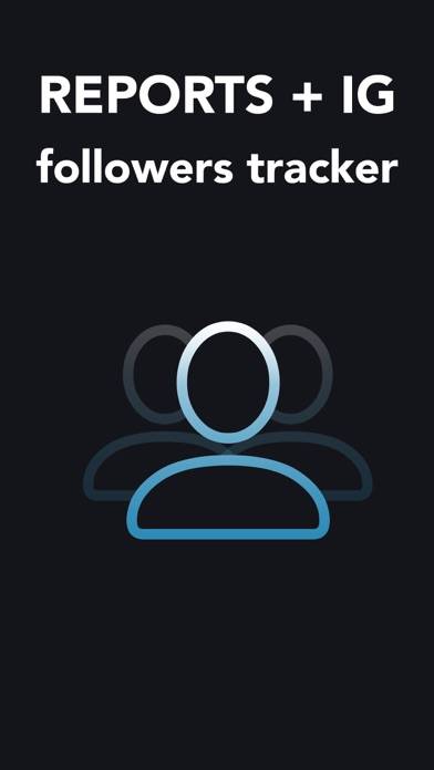 Reports plus IG followers tracker App screenshot #1