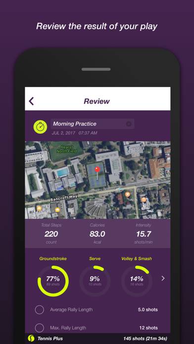 Tennis Plus Captura de pantalla de la aplicación #4