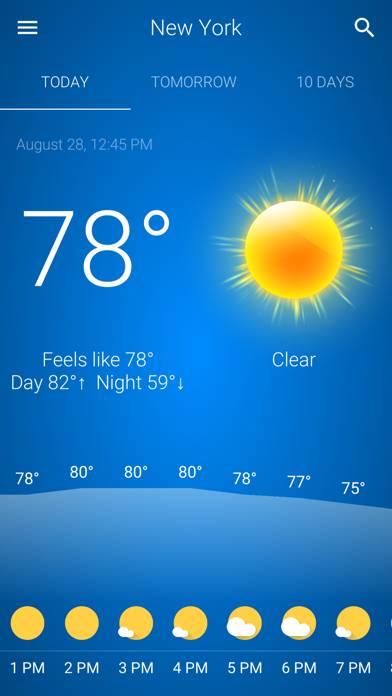 Weather: USA Schermata dell'app #1