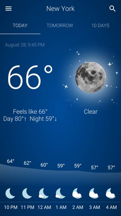 Weather: USA Captura de pantalla de la aplicación #2