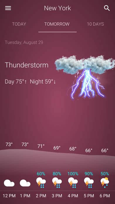 Weather: USA Скриншот приложения #3