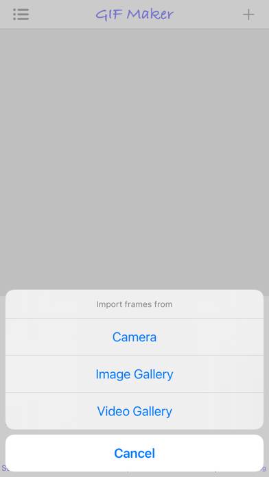 Gif maker App screenshot